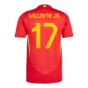 Maglia ufficiale Spagna Williams JR 17 Casa Euro 2024 per Bambino